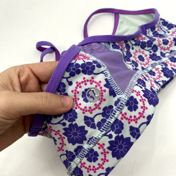 Lululemon Purple pattern Sports bra - Picture 3 of 3